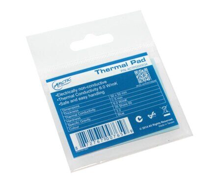 Термопрокладка Thermal pad 50x50mm 0.5mm (ACTPD00001A)